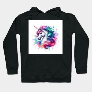 Unicorn Study - Fantasy AI Hoodie